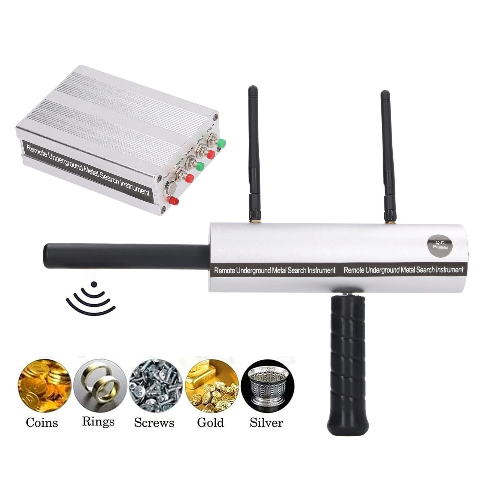 

Metal Detector Gold Finder Outdoor 1000 Range 20m Depth Professional Treasure Finder Gold Silver Copper Locator Scanner AC