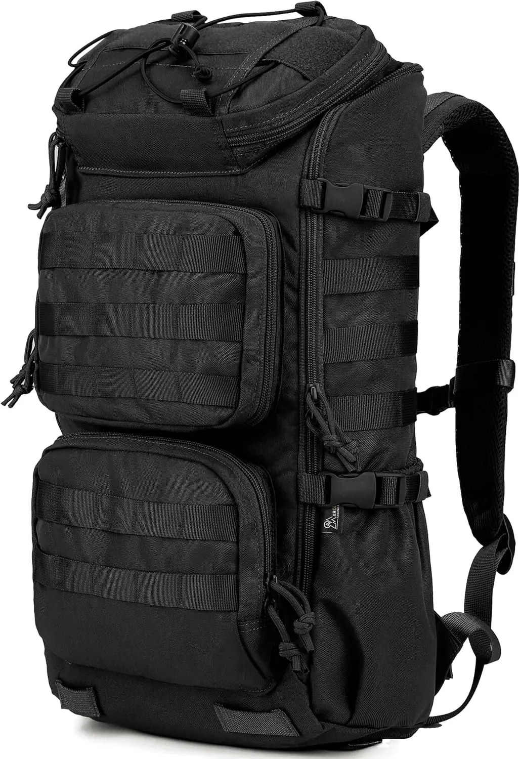 25L Tactical Backpack for Hiking, Camping, Motorcycle & Military Travel - Durable Molle Daypack