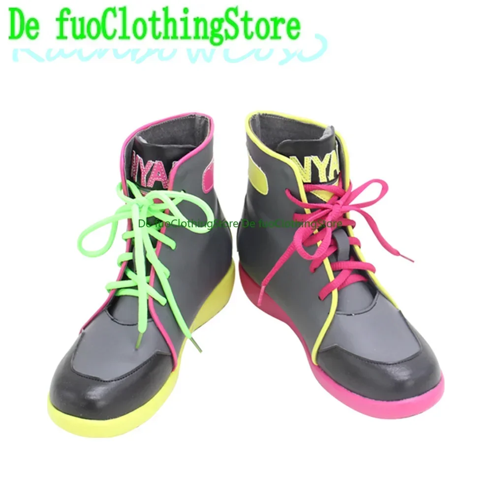 HoloLlive Vtuber Vsinger KING أحذية كوسبلاي أحذية لعبة أنيمي الهالوين Defu متجر أحذية الملابس
