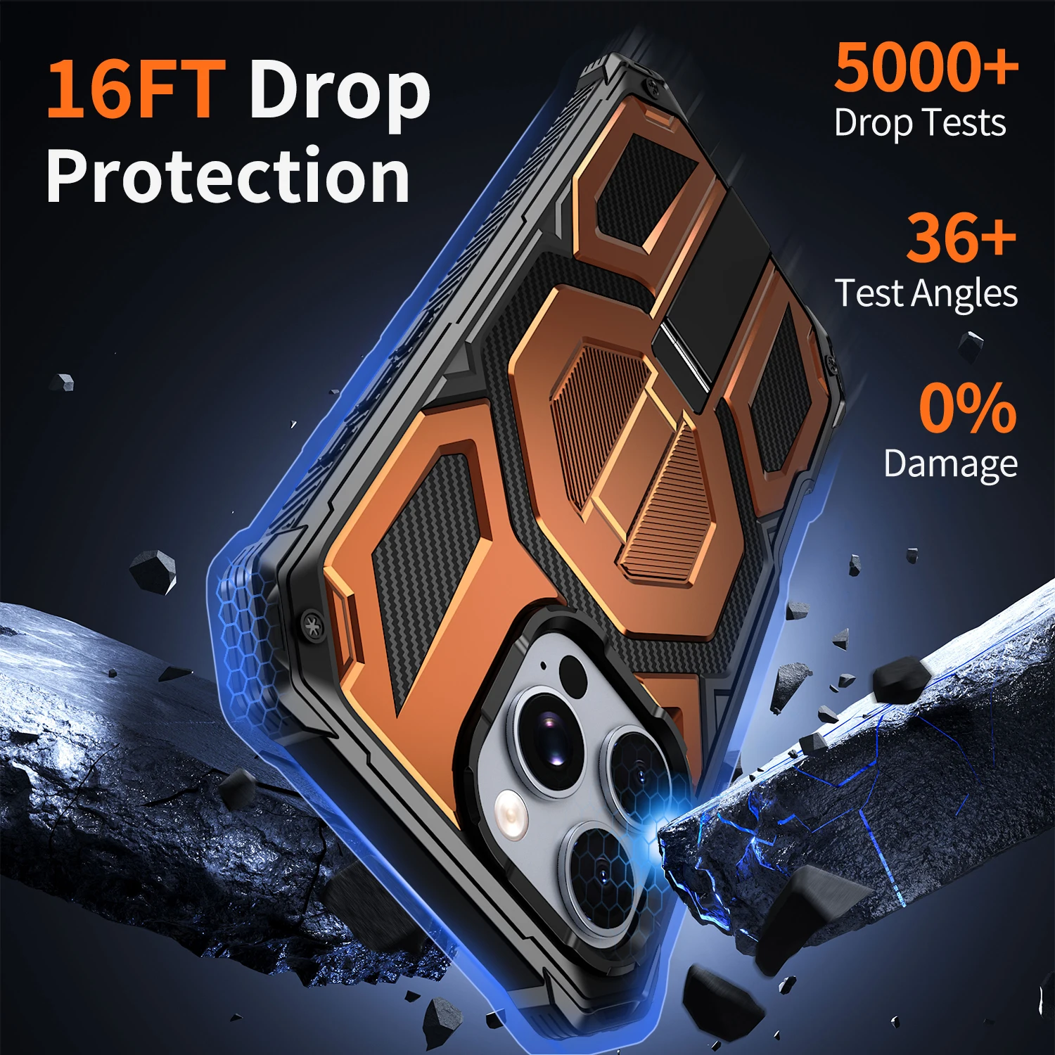 Armor Case For iphone 18 17 Pr - Magnetic Charging Stand ulasan dan harga