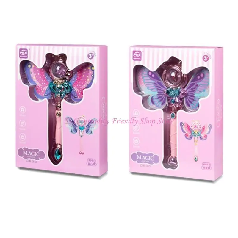 85AE Light Up Wand Princess Led Wand Led Wand For Kid Light Glow Music Wand Light Up Queen Wand Glow Wand