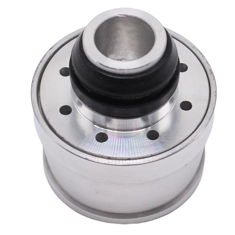 Tutup Ventilasi Aluminium BB untuk Mobil, Model Push-In 1 Inci, Ball-Milled Breather Cap untuk Chevy Ford Mopar Ball-Milled Top