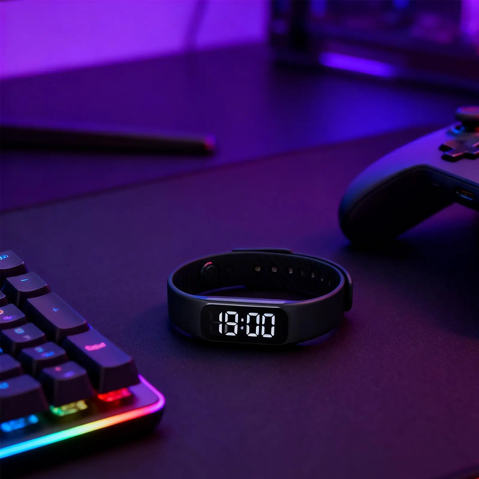 

Умный браслет, вибрационный будильник, напоминание о мониторинге сна, перезаряжаемый браслет