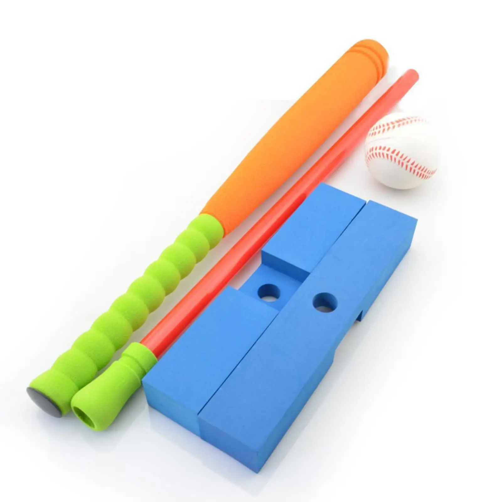

Kids Foam Baseball Bat Set T Ball Softball Bat Set Batting Tee Accessories