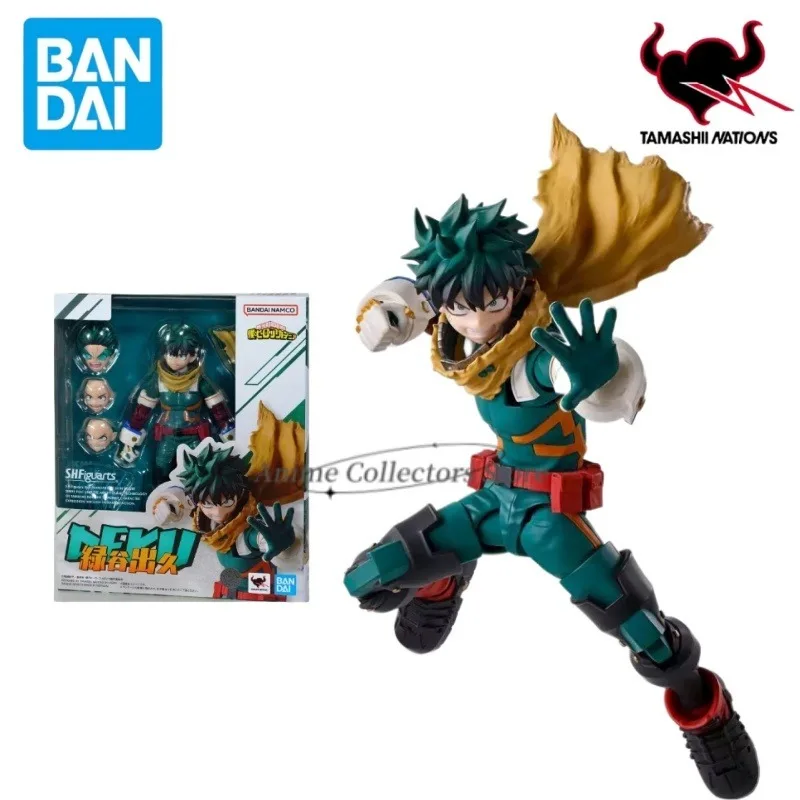 100% Original Bandai S.H.Figuarts SHF My Hero Academia Izuku Midoriya PVC Anime Action Figure Character Model Toy Gift