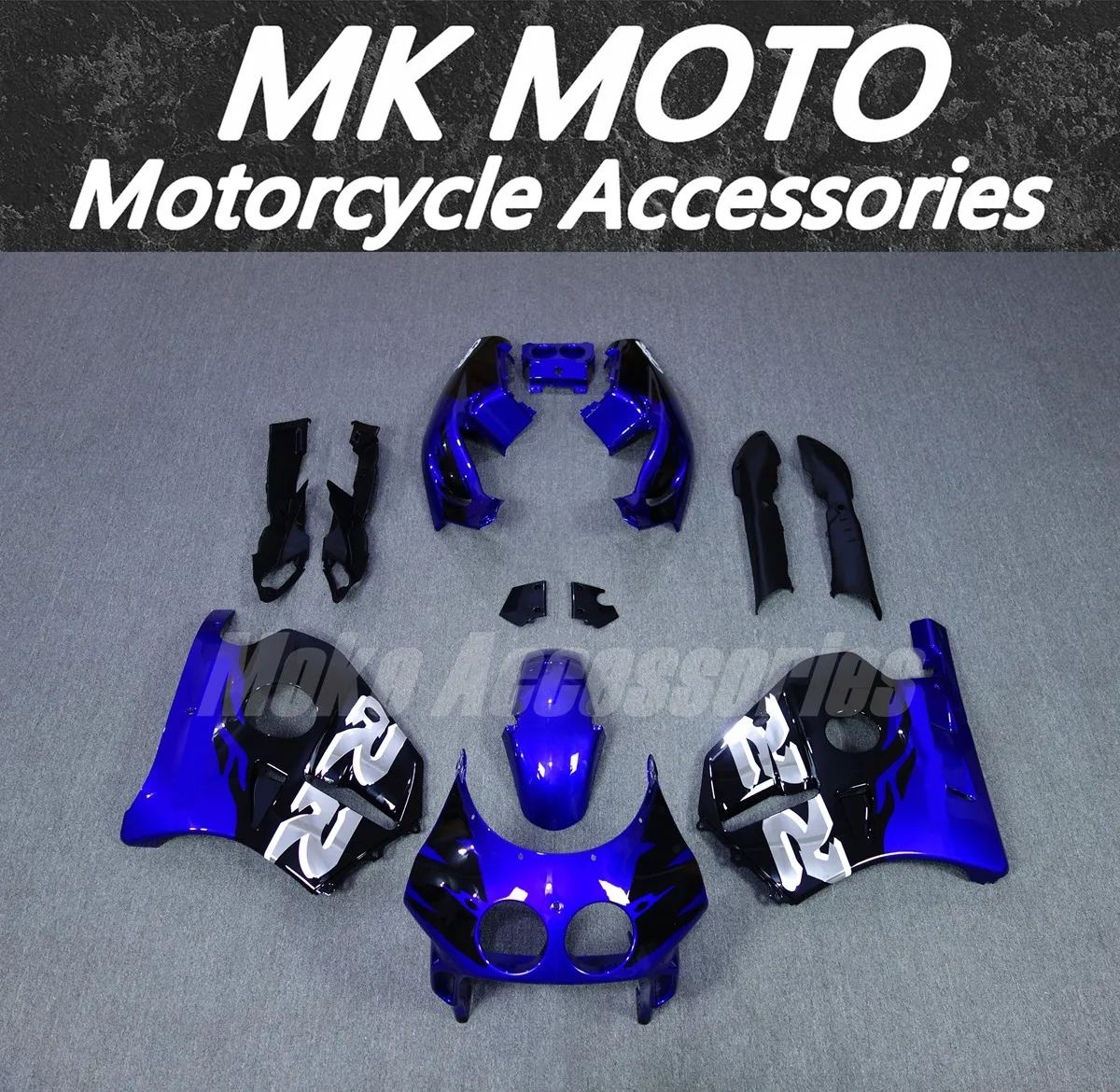 

Motorcycle Fairings Kit Fit For Cbr250rr Mc22 1990 1991 1992 1993 1994-1999 Bodywork Set High Quality ABS Injection Blue Black