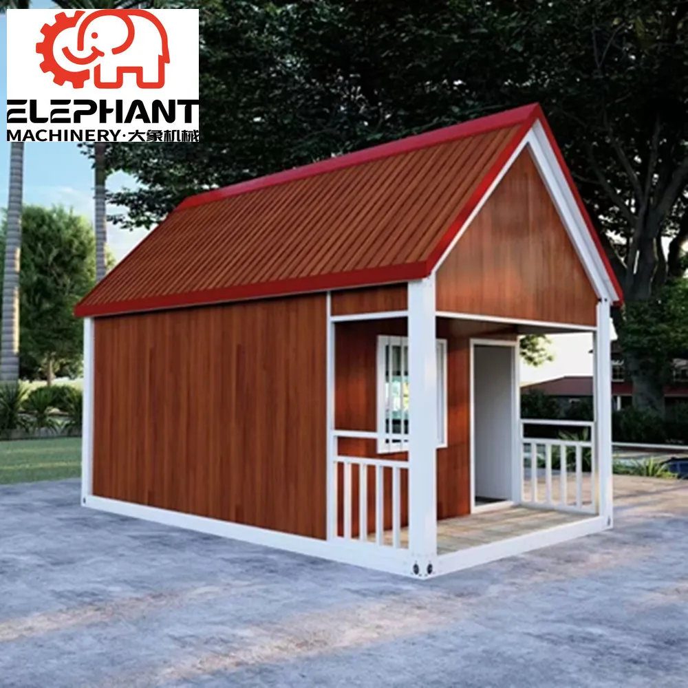 Portability Standard Modular Quickly Assembled Container House for Flexible Use for Workshops and Plants with Porch