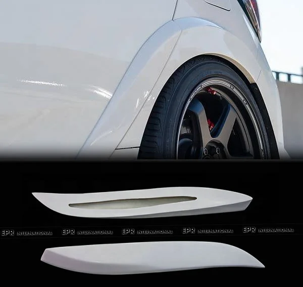 For 17 onwards Civic Type R FK8 VRSAR1 Style Fiber Glass Rear fender trim (5 Door Hatch)