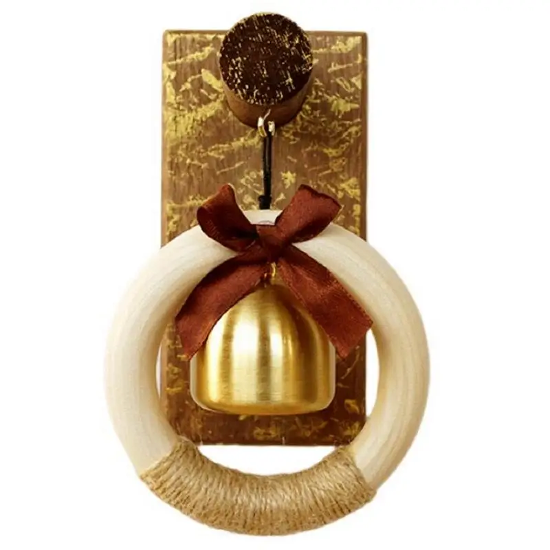 Shopkeepers Bell Bow Design Brass Door Opening Bell Chime Entry Alert Chime For Home Workplace Store Rest Loud Door Bell Indoor