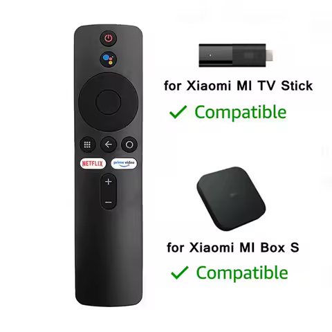 Remote Control For Xiaomi Mi TV Stick MI Box 4S 4K HD Replacement Remote For Xiaomi Smart TV Stick Eith Bluetooth Voice Control