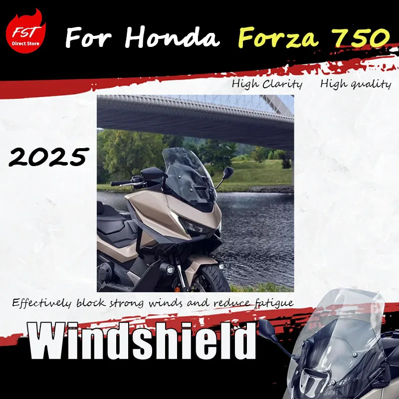 For Honda Forza 750 High-Mounted Windshield Wiper Guard Accessory Motorcycle Windscreen Wiper Protection for Enhanced Visibility