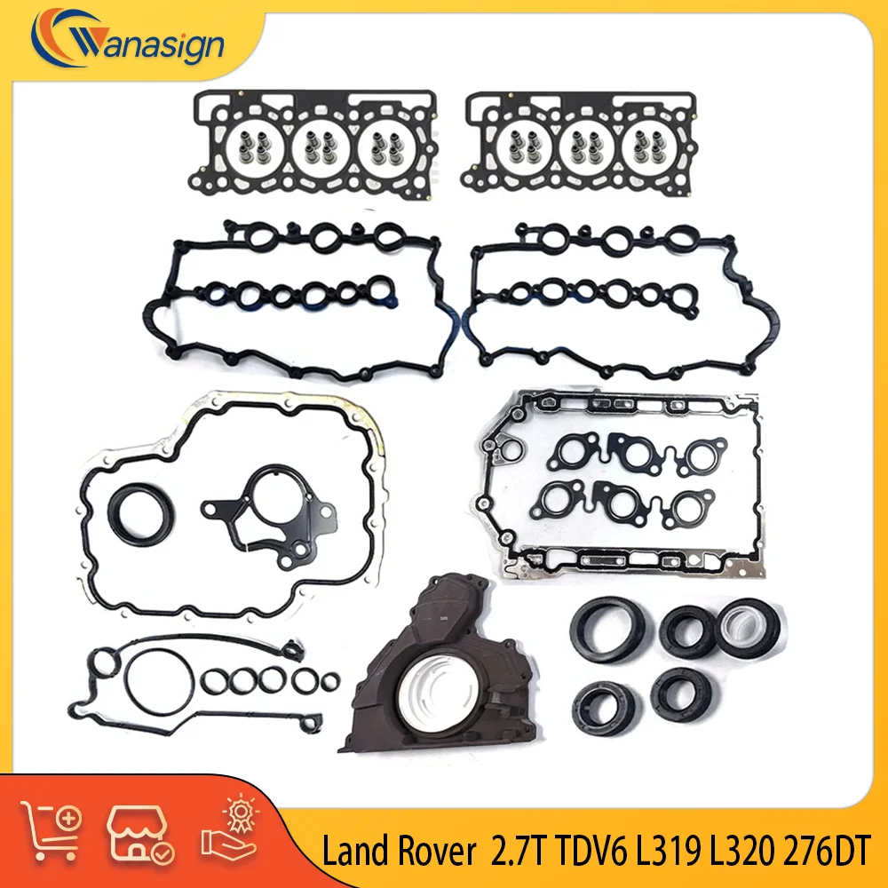 

AUTO ENGINE PARTS Cylinder Head Gasket Set For Land Rover Discovery Range Rover Sport 2.7T TDV6 L319 L320 276DT 2004-2009