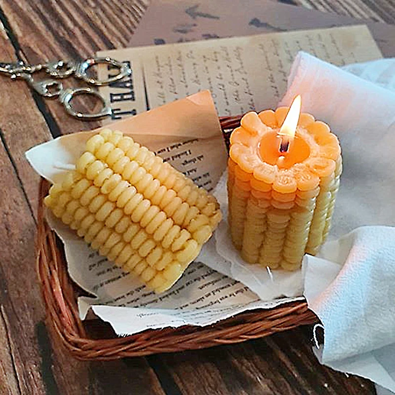 3d Corn Silicon Candle Mold New Chocolate Mold DIY Handmade Soap Mould Candle Molds for Candle Making