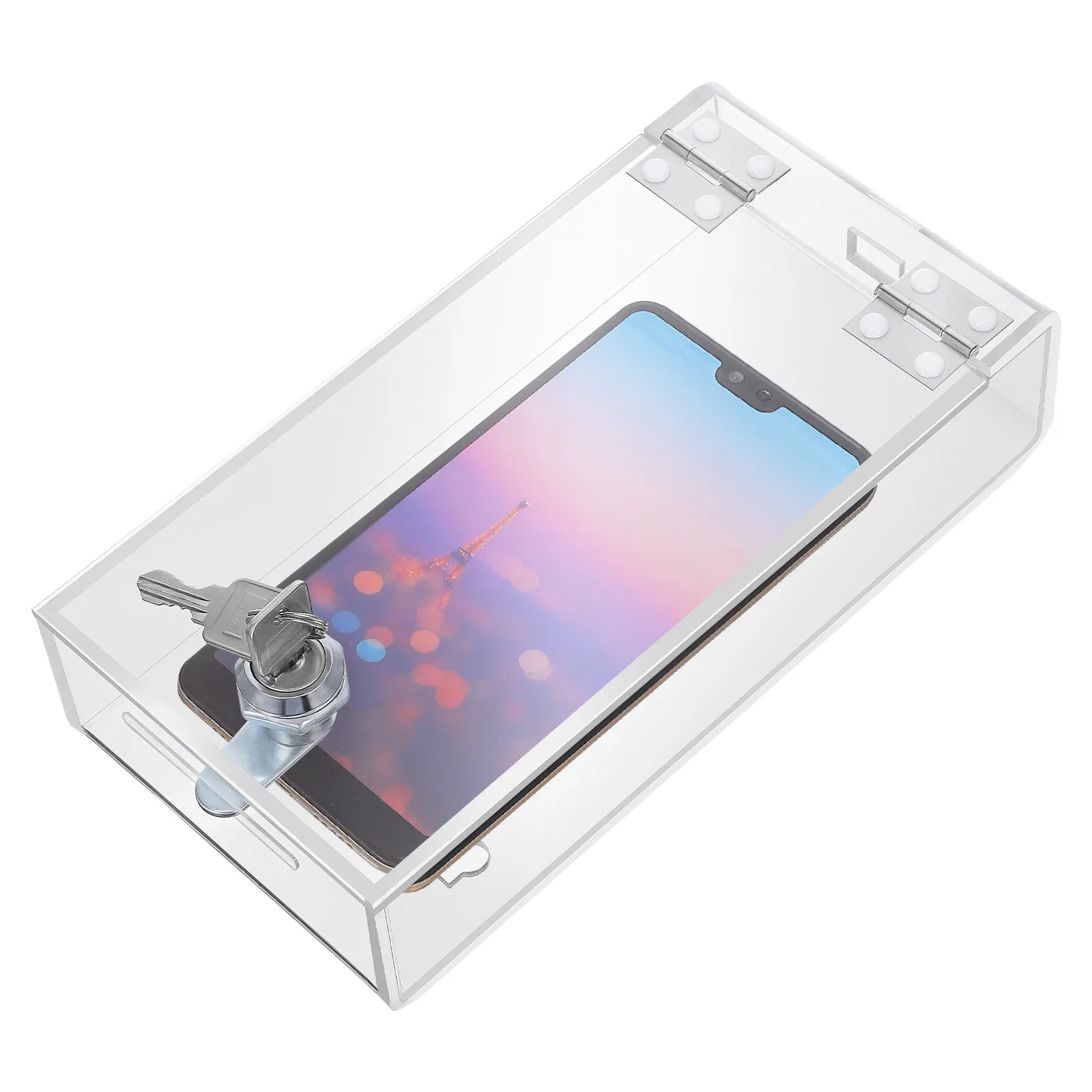 携帯電話収納ボックス-ロッカー収納ボックス-携帯電話キャビネット-ロックケース-ロックボックス-教室用（鍵、ネジ）-ランダムなパターン）