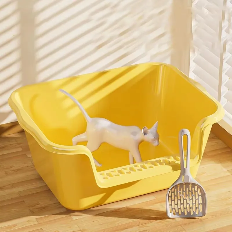 

Большой пластиковый лоток для кошачьего туалета