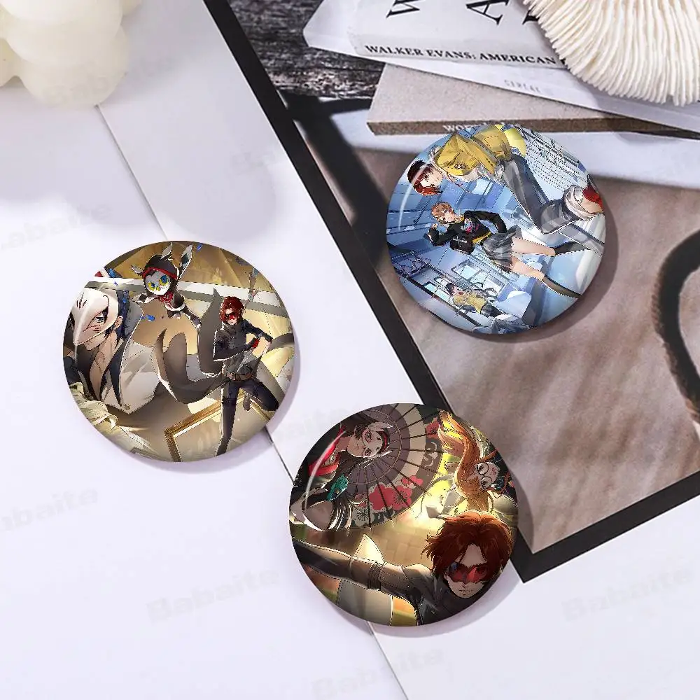 Hot Video P-Persona 5 Gaming Customizable Soft Button Pin For Women Creative Jewelry Funny Badge Cartoon Lover Hat