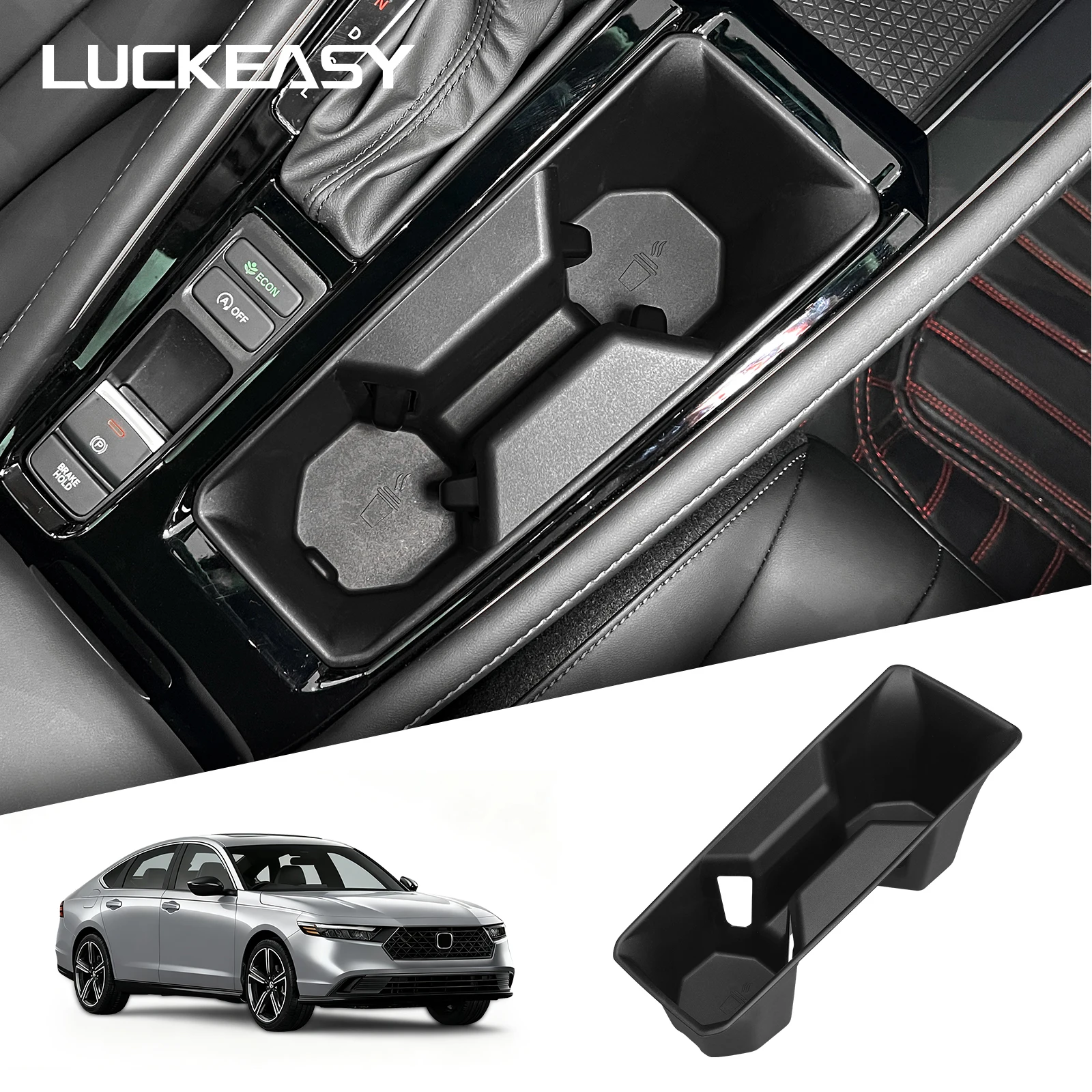 

SMABEE for Honda Accord 2023 Water Cup Holder Car Central Console Interior Accessories Drinks Holder Storage Case