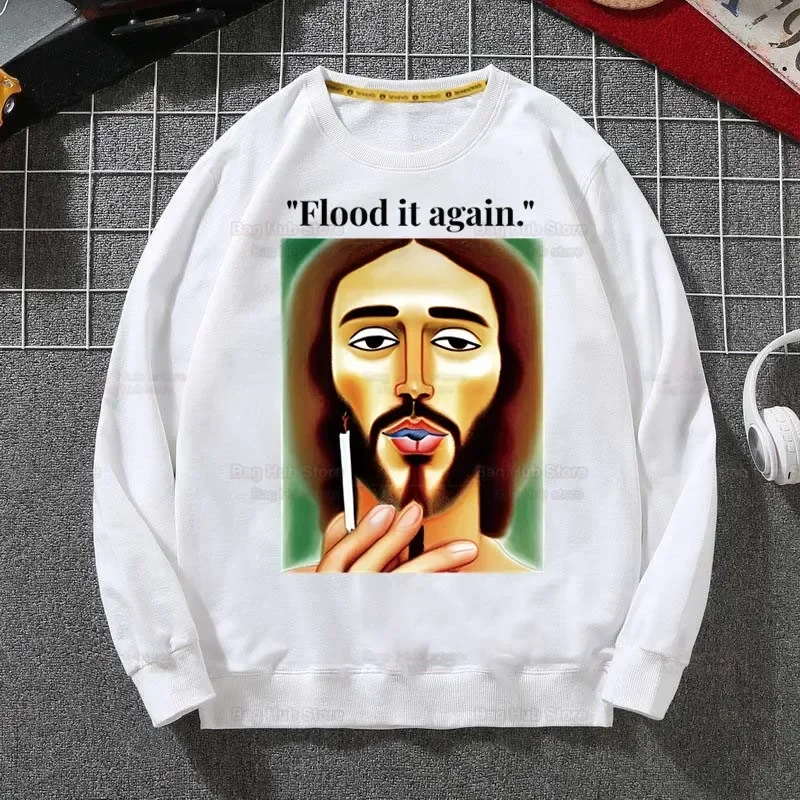 

Jesus I Saw That Fashion Men's Hoodies Spring Autumn Male Casual Hoodies Sweatshirts Men's White Hoodies Sweatshirt Tops