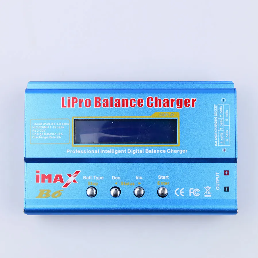 Digital Imax B6 80W Balance Charger T/Tamiya/XT60 Plug With 12V/5A DC Converter Adapter For RC Lipo NiMH NiCd Li-ion Battery