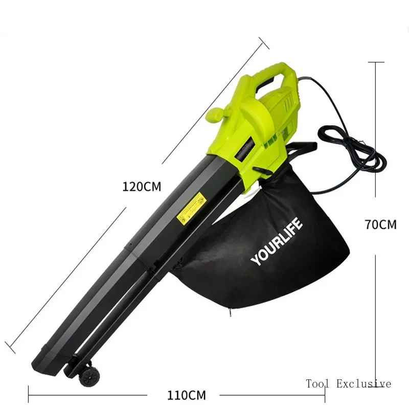 

3000W Electric Blowing Cleaner 3 In 1 Vacuum Dust Collector/Blower Machine Garden Leaf Collecting Shredder Blowing Cleaner