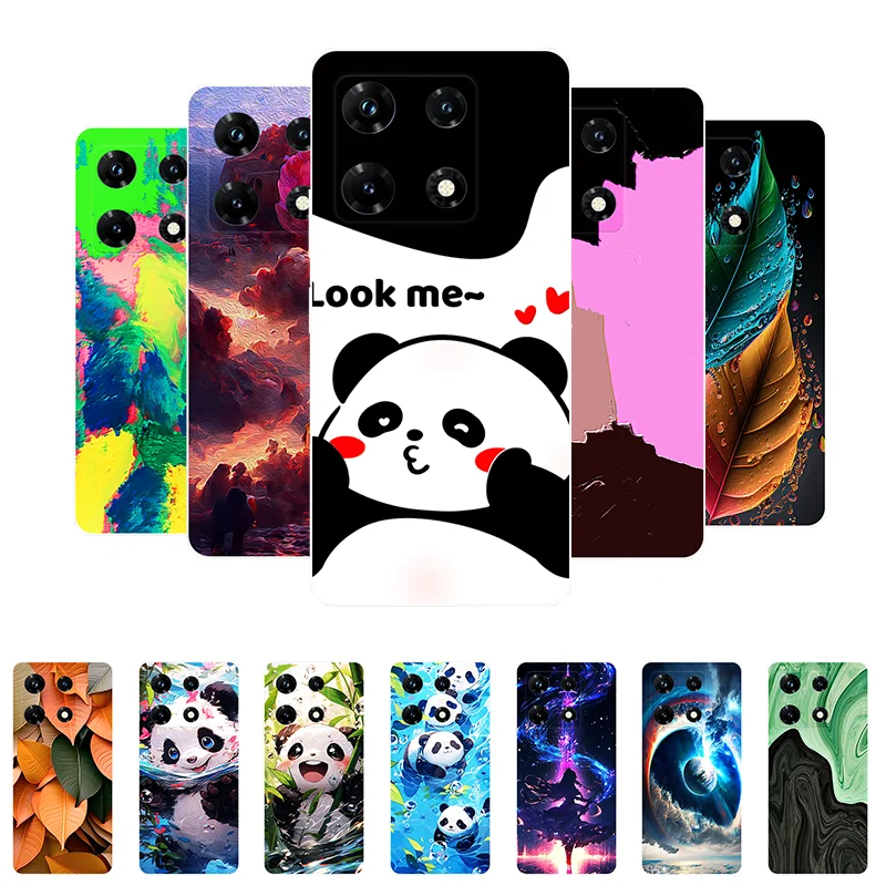 For Infinix Note 30 Pro Case Silicone Lovely Panda TPU Soft Phone Cover for Infinix Note 30 Pro X678B Back Cases Note30 Pro