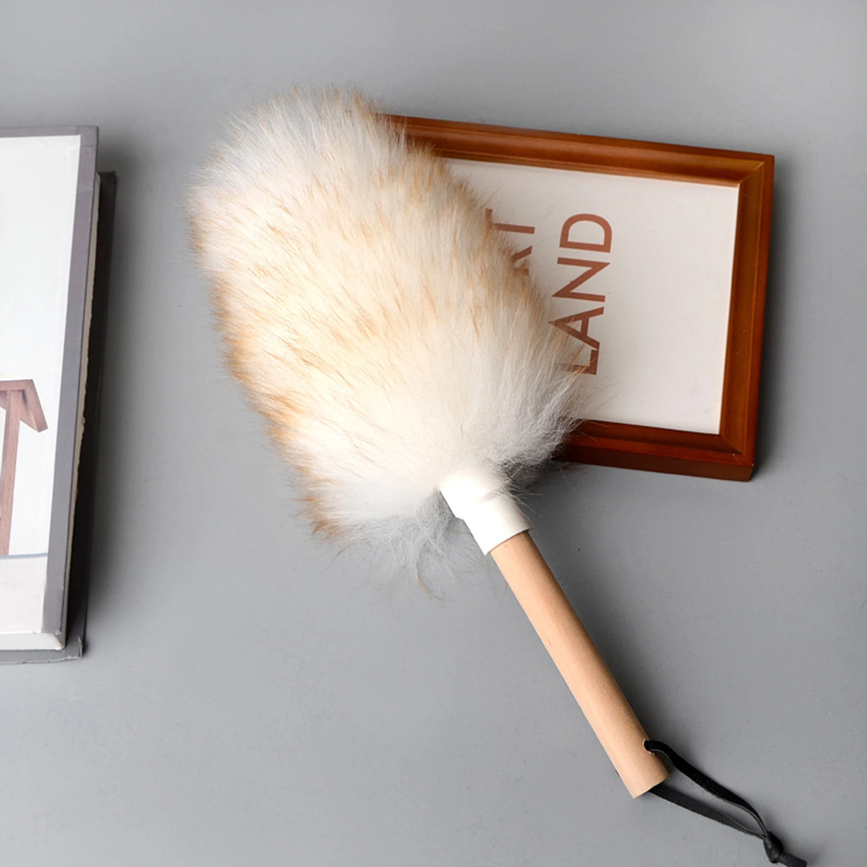 Wool Duster Anti-static Chicken Feather Duster Brush Household Dust Removal Mites Soft Furniture Car Cleaner Brush Dust Cleaner view 3