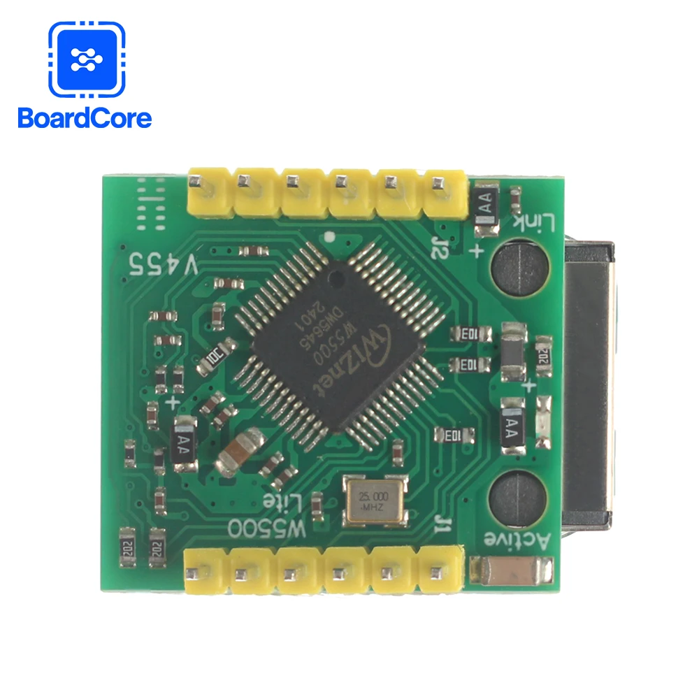 USR-ES1 W5500 Chip SPI para LAN/Ethernet Conversor Módulo TCP/IP Compatível com WIZ820IO