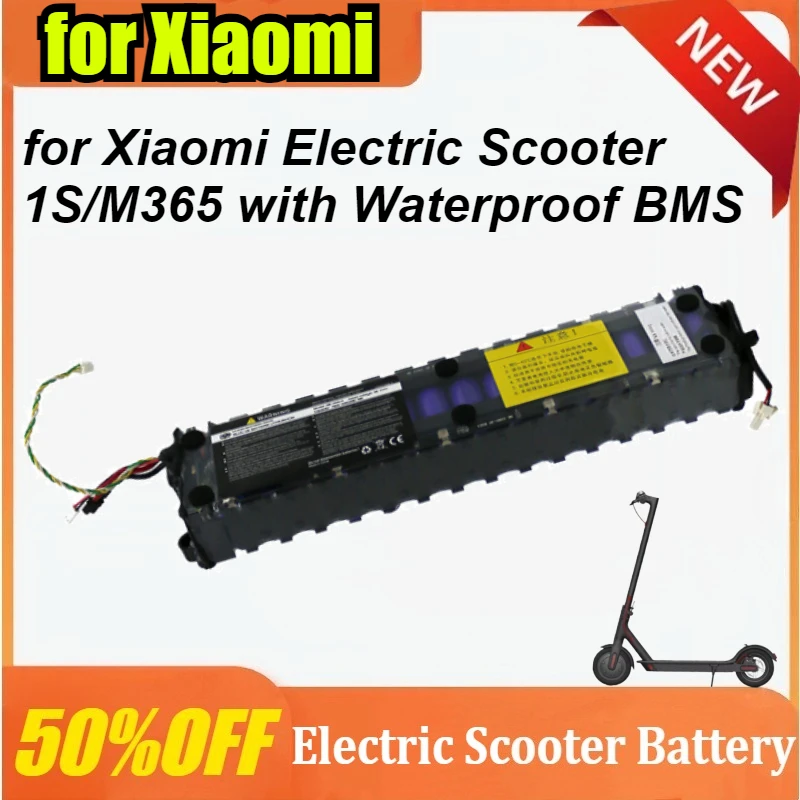 

10S3P 36V 6.6-10.5Ah for Xiaomi Electric Scooter 1S/M365 Rechargeable Lithium Battery Pack with Waterproof BMS Protection Board