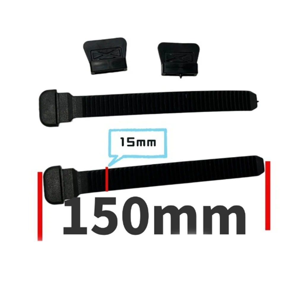 

2 шт. пряжки для роликовых и ледовых коньков с фиксатором-трещоткой MicroAdjust, 150 мм, комплект для замены ремней