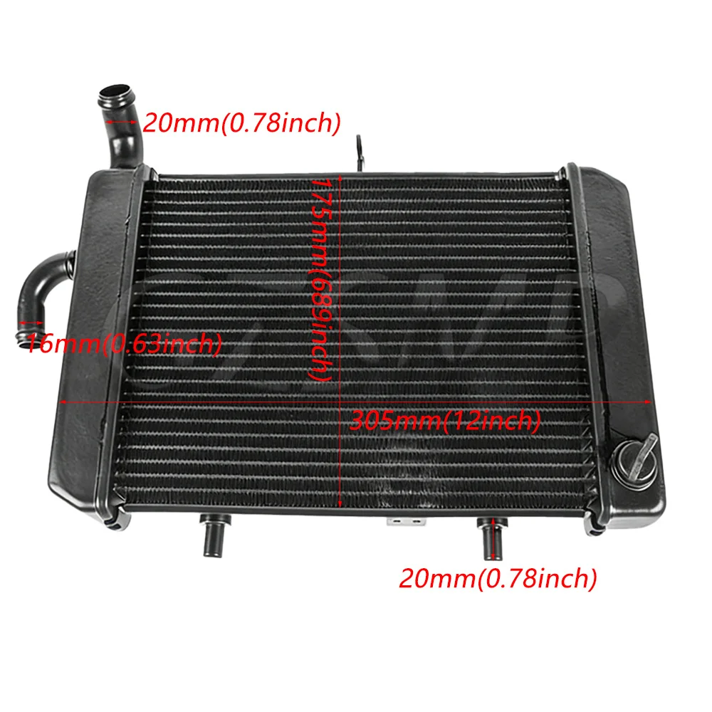 Motorcycle Accessories Cooling Water Cooler Radiator Fit For YAMAHA X-MAX 300 2023-2025 Radiator Cooler Cooling Water Tank