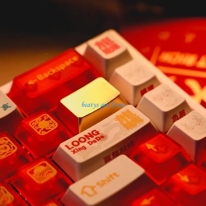 C7AB 15PIECES Zinc Alloy keycap مجموعة لوحات مفاتيح ميكانيكية ، تخطيط المفاتيح