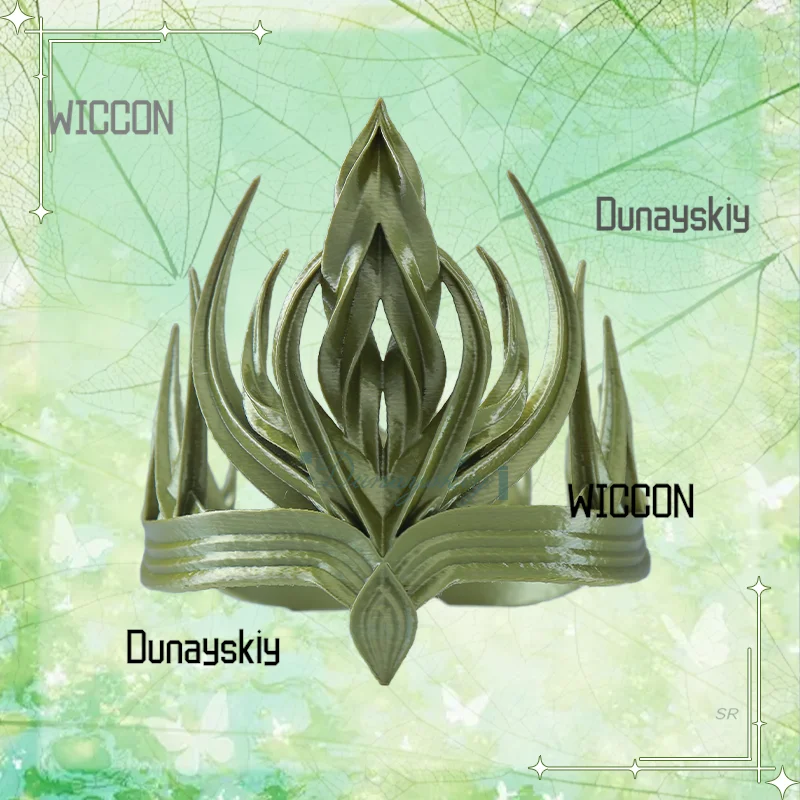 دعائم الهالوين الخيالية نمط الملك الملكة تاج الأميرة تأثيري اكسسوارات منتجات مطبوعة ثلاثية الأبعاد لحفلة الكرنفال