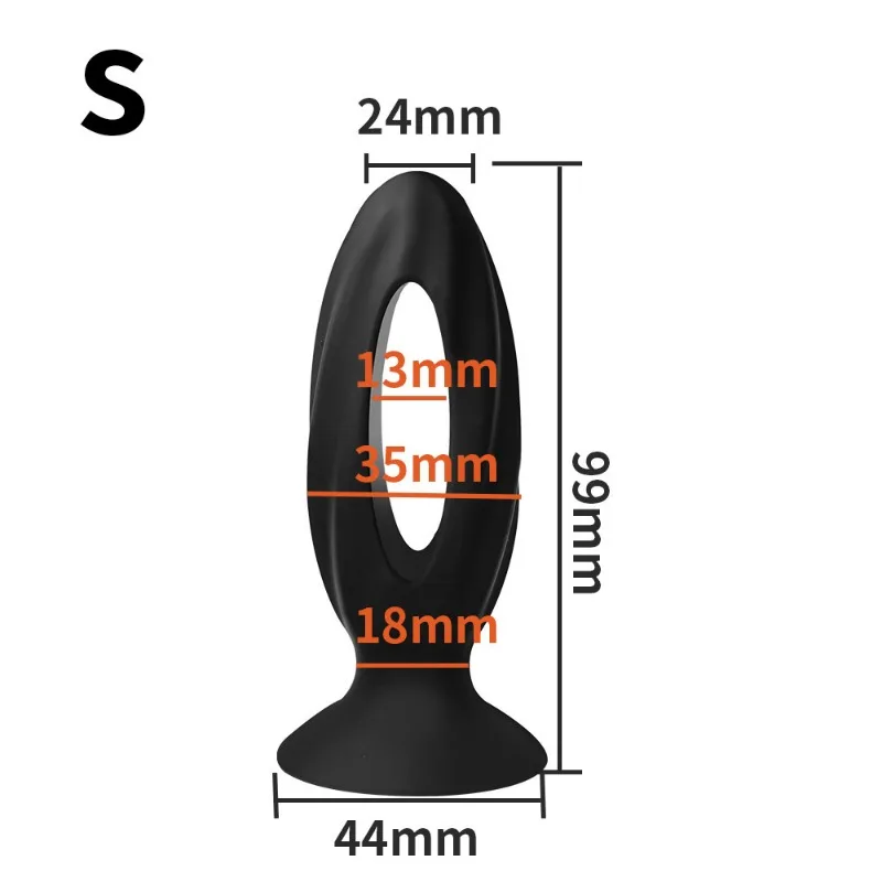 Dilatateur d'anus en silicone Bondage Butt Plug, entraîneur anal, jouets sexuels pour la prostate masculine, massage vaginal de la chatte, point G, 18 +