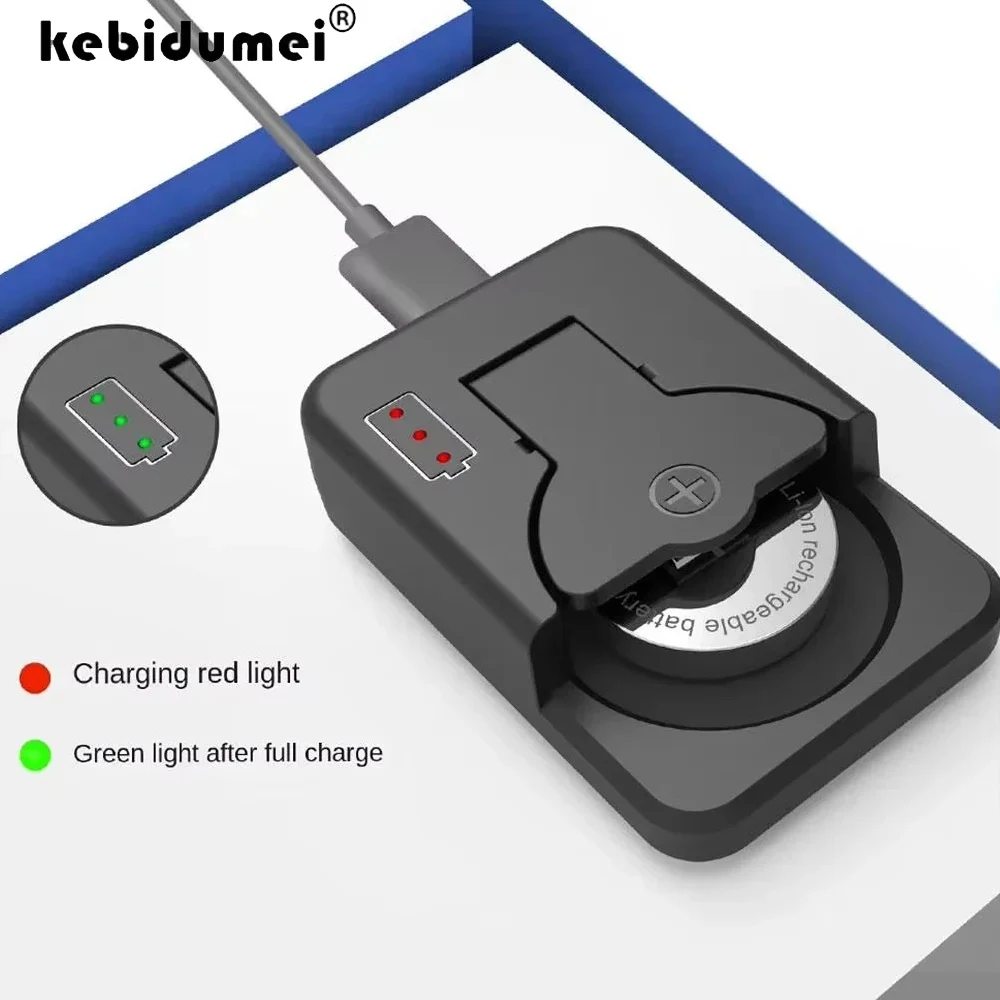 KEBIDUMEI Button Battery Charger With LED Indicator Portable Charger Universal For LIR2016 LIR2025 LIR2032 Accessories