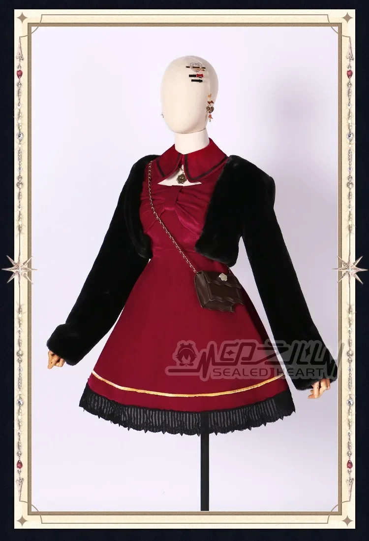 《Custom Size》AZUSAWA KOHANE Cosplay Costume Game Project Sekai Cosplay Fancy Party Dress Suit Halloween Carnival