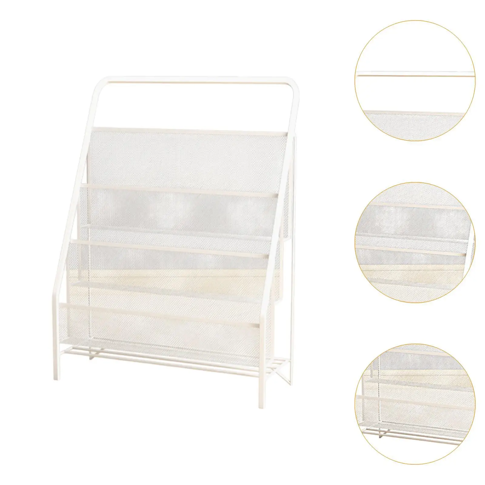 منظم رف الكتب للأطفال مكون من 3 طبقات لتخزين الكتب والمجلات المصورة