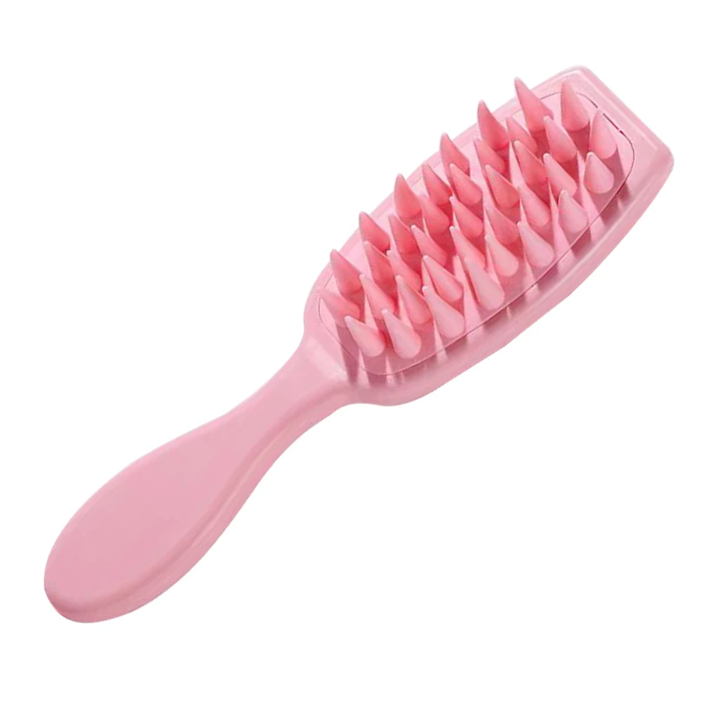 

Pet Massage Comb Bath Brush Pink Silicone Dog Accessories Cleaning Bathing Scrubber Pet Grooming Tool Dog Bath Supplies