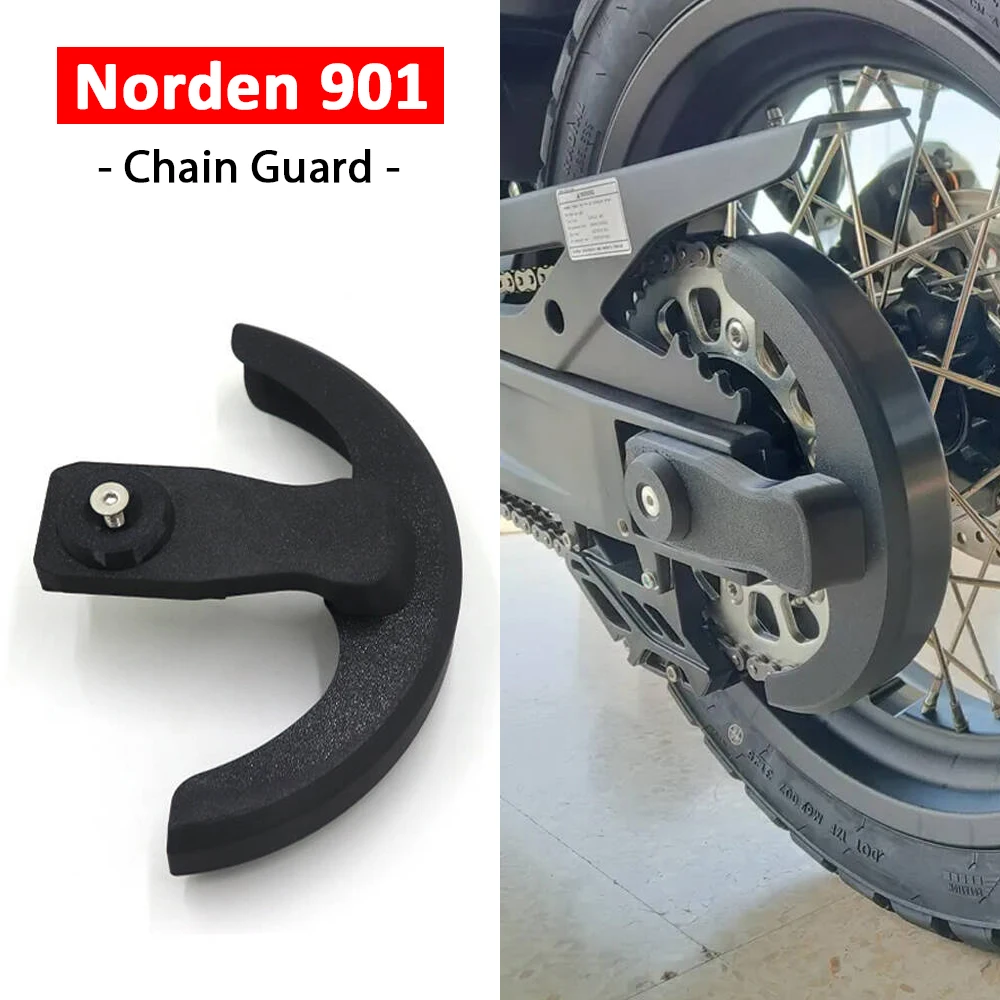 For Husqvarna Norden 901 Chain Guard Protection Norden901 Motorcycle Anti-Splash Chain Cover Protector Rear Wheel Cleaning
