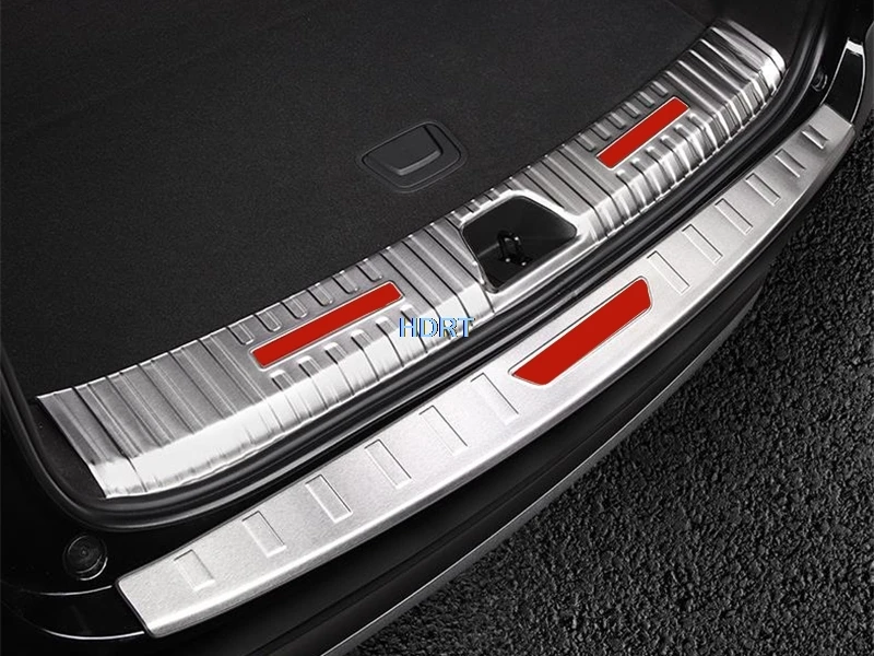 For Buick Envision S 2020 + Rear Bumper Trunk Boot Guard Plate Trim Car Style Protector Decoration Accessories Exterior Sticker