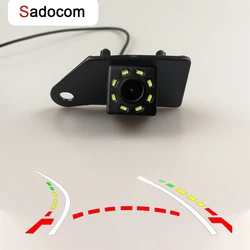 HD Wireless Car CCD Rear Camera Fisheye 12 led dynamic Night Vision bracket Parking For Mitsubishi ASX 2011 2012 2013 2014 RVR