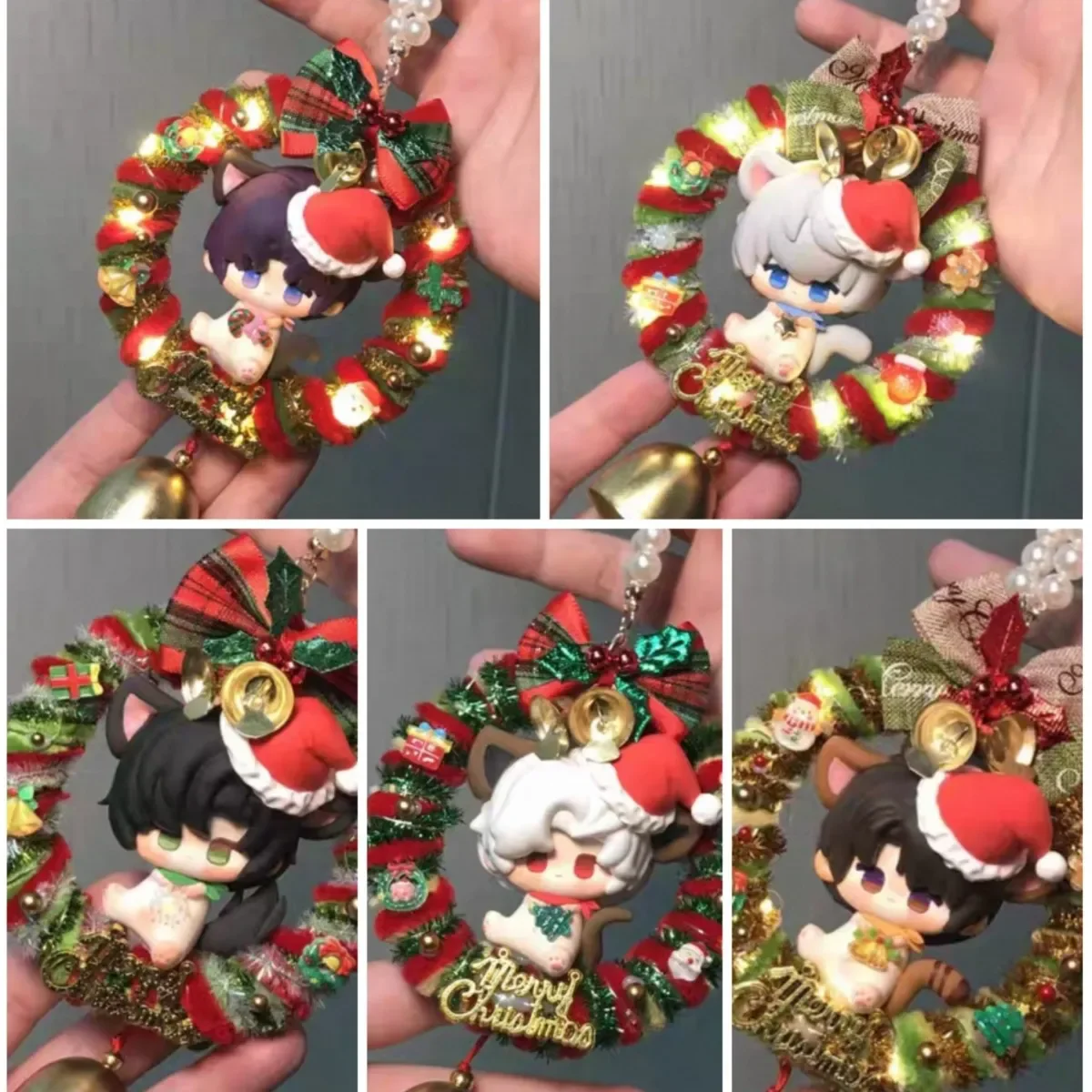 

Аниме Love and Deepspace Sylus Rafayel Caleb Zayne Xavier Косплей Рождественская гирлянда ручной работы гаражные комплекты мультяшная фигурка модель подарок