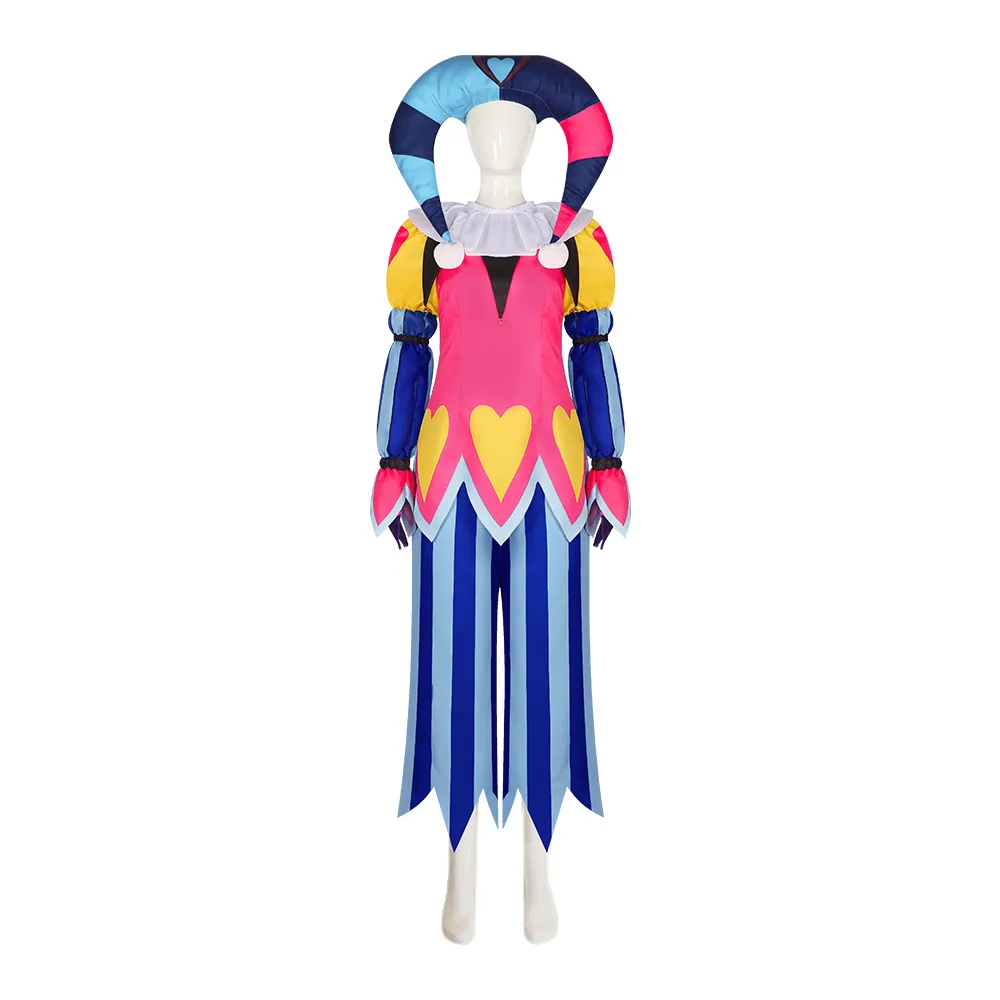 

Hell's Inn Fizzarolli Cosplay Costume Jester Stage Performance Outfit Women's Traditional Chinese Clothing Ethnic Stage Costume