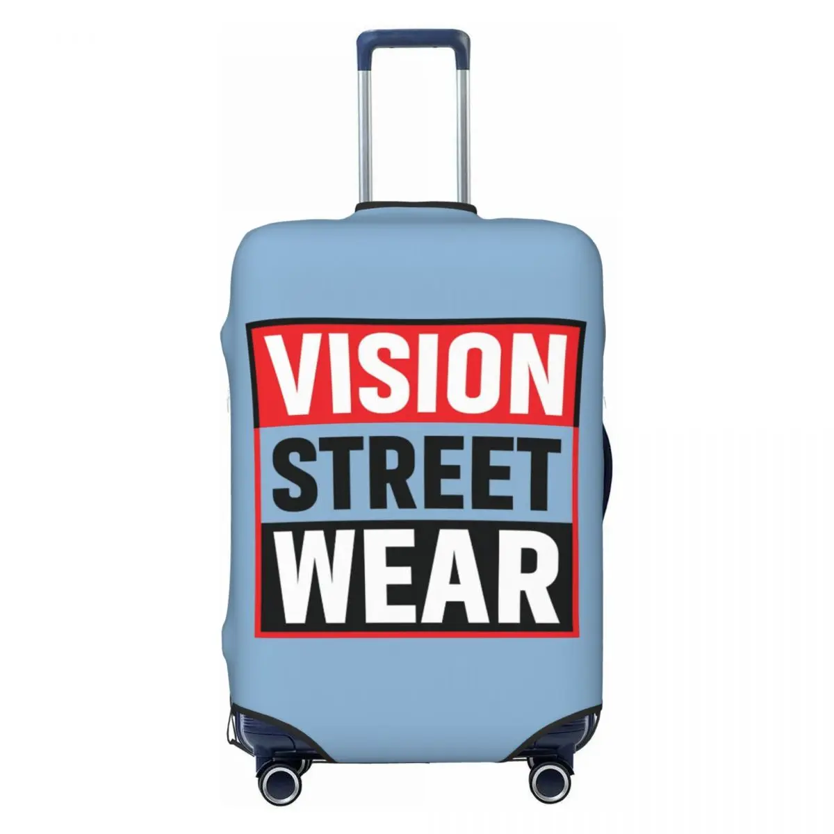 

Custom Funny Cool Vision Street Wear Luggage Cover Protector Washable Travel Suitcase Covers