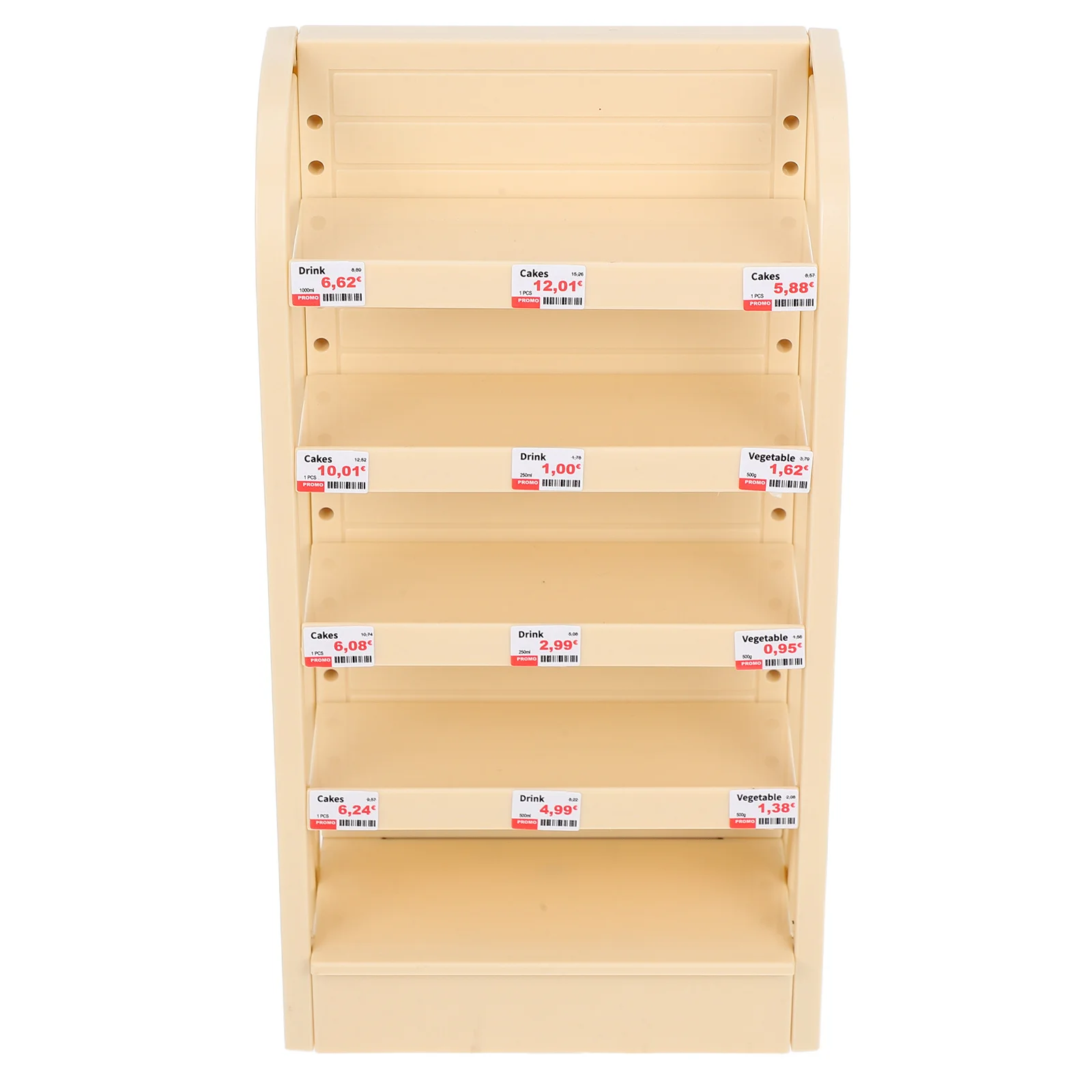 

Multi Tier Mini Supermarket Shelf Realistic Display Cabinet for Mini House Furniture Storage Vegetable Fruit Rack Decorative