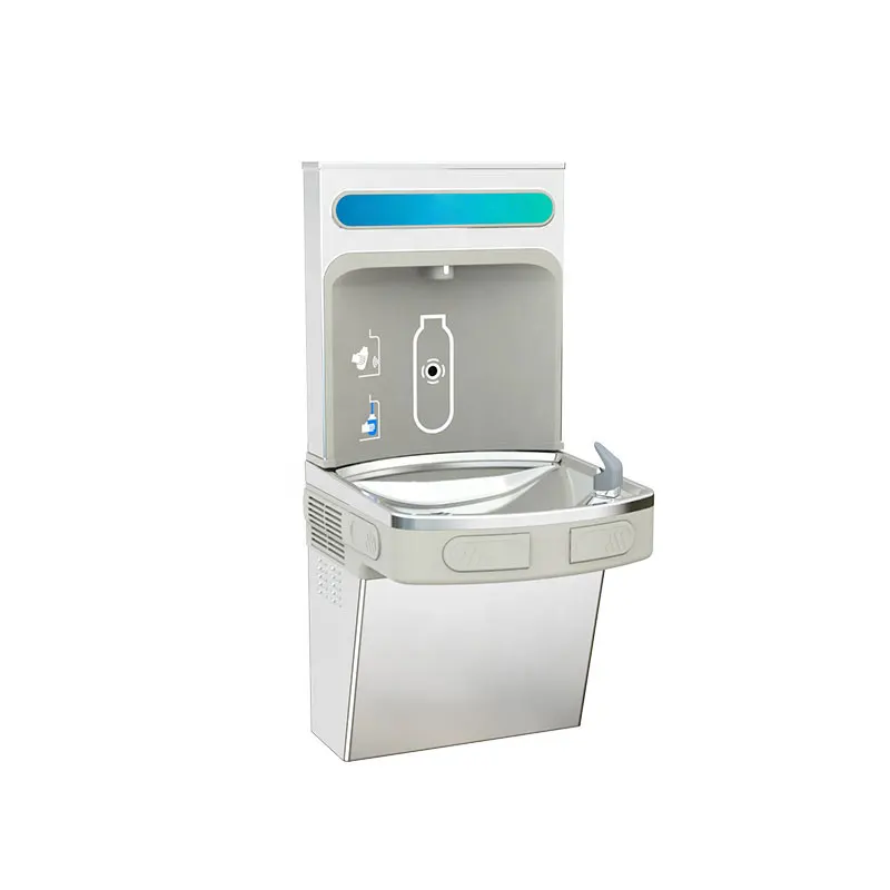 

Wall Mounted Water Cooler Water Filling Station Stainless Steel Cold Drinking Water Fountain