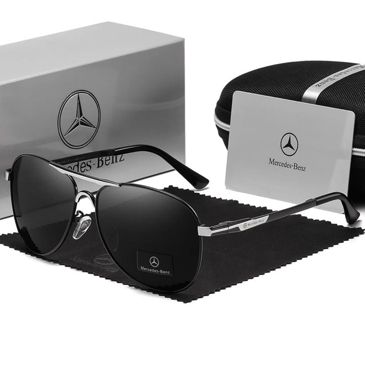 Gafas de sol polarizadas para coche, gafas antideslumbrantes para conducción segura, para Mercedes Benz AMG W204 W205 W212 W221 W117 W177 GLA GLE Sticker