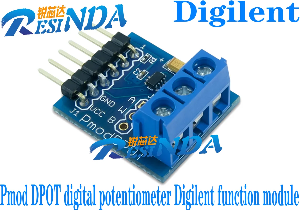 Pmod DPOT digital potentiometer Digilent function module