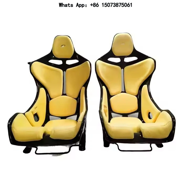 Real Carbon Fiber Super Luxury Car Seat Replacement with  Cover for Mclaren for  Race Car Seats