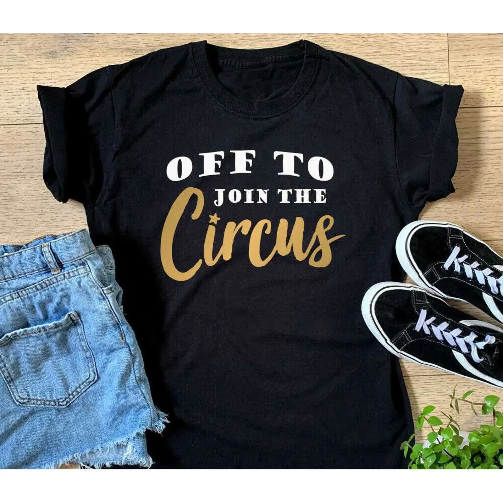 Ladies Circus T Shirt Greatest Showman  vintage Washed streetwear Soft Unisex Stretched homme Versatile fashion Casual