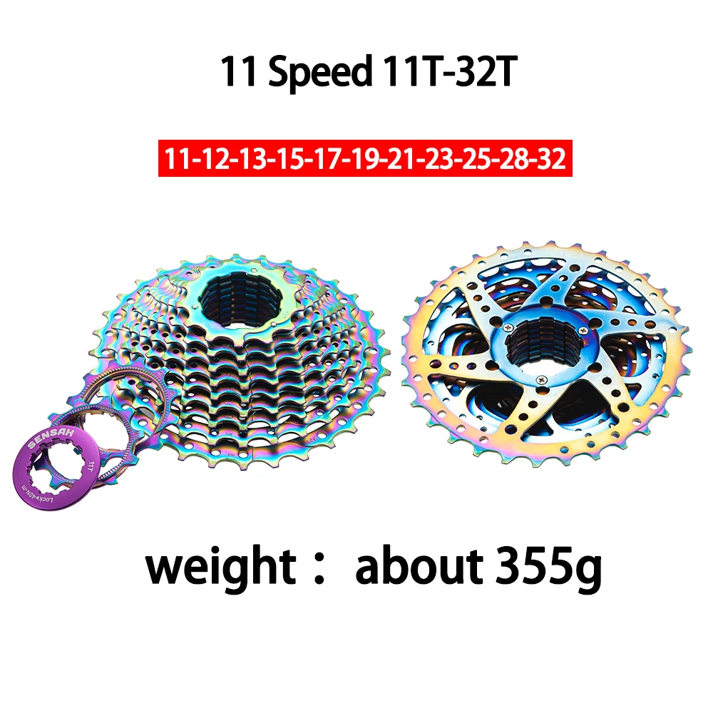 SENSAH Road Bike colour Cassette 11 12 Speed 11-28T/32T/34T
